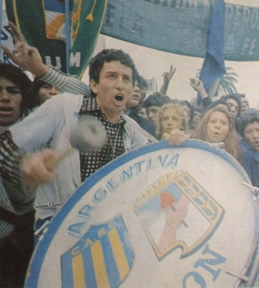 Tula era fanático de Rosario Central y llevaba el escudo a todos lados.