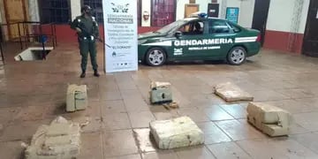 Efectivos de Gendarmería Nacional incautaron casi 200 kilogramos de droga en Colonia Delicia