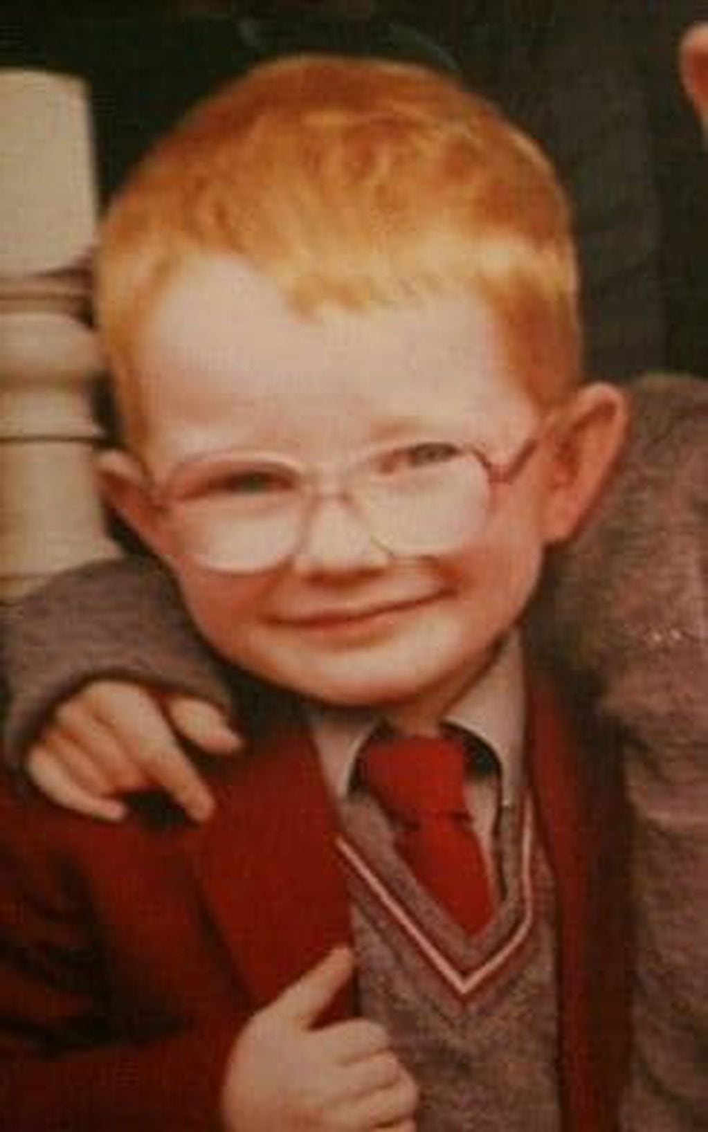 Con esta foto Ed Sheeran recordó el maltrato sufrido en sus años de estudiante
