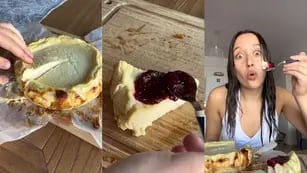 Cómo hacer el cheesecake viral de roquefort