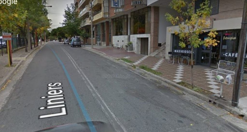 Calle Liniers en Villa Carlos Paz. (Foto: Google Maps).