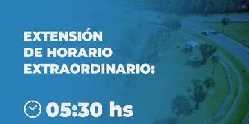 Puerto Iguazú: extenderán los horarios nocturnos hasta las 5:30 por las fiestas