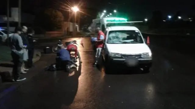 Motociclista herido de consideración tras siniestro vial en Posadas
