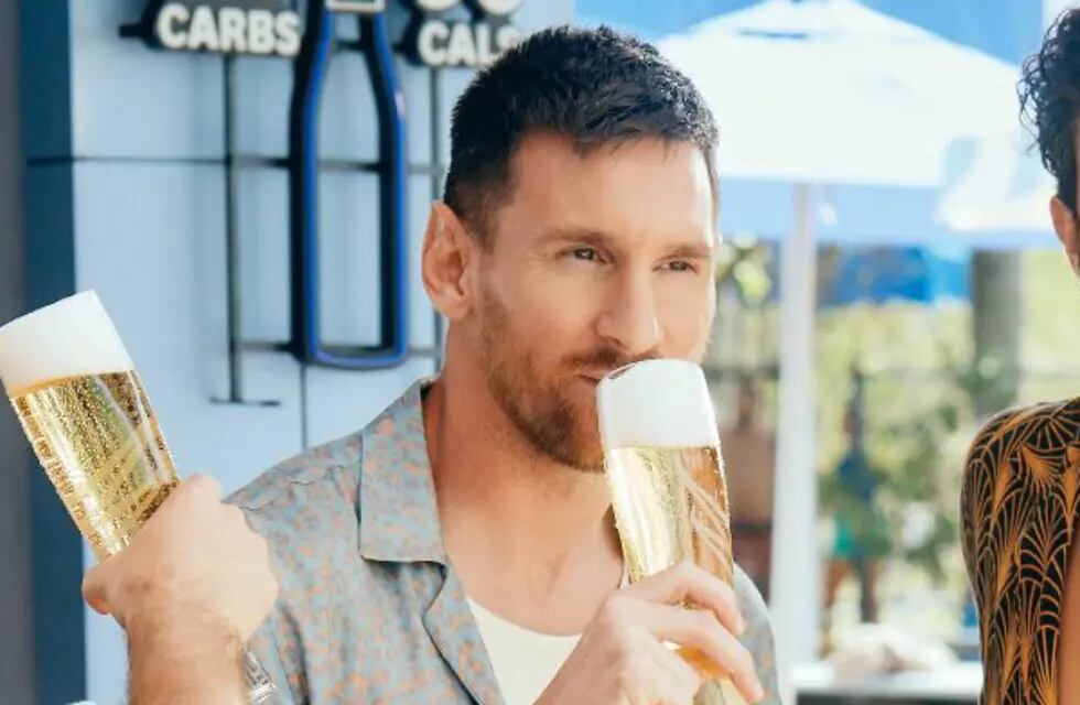 El comercial de Leo Messi que se transmitirá en el Super Bowl. (Foto: Perfil de X de Michelob)