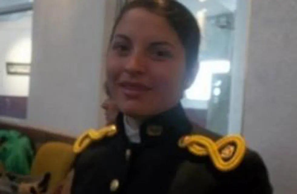 Casandra Fernández, la cadete asesinada.