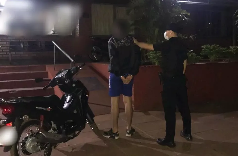 Terminó detenido por intentar comercializar por redes sociales una motocicleta.