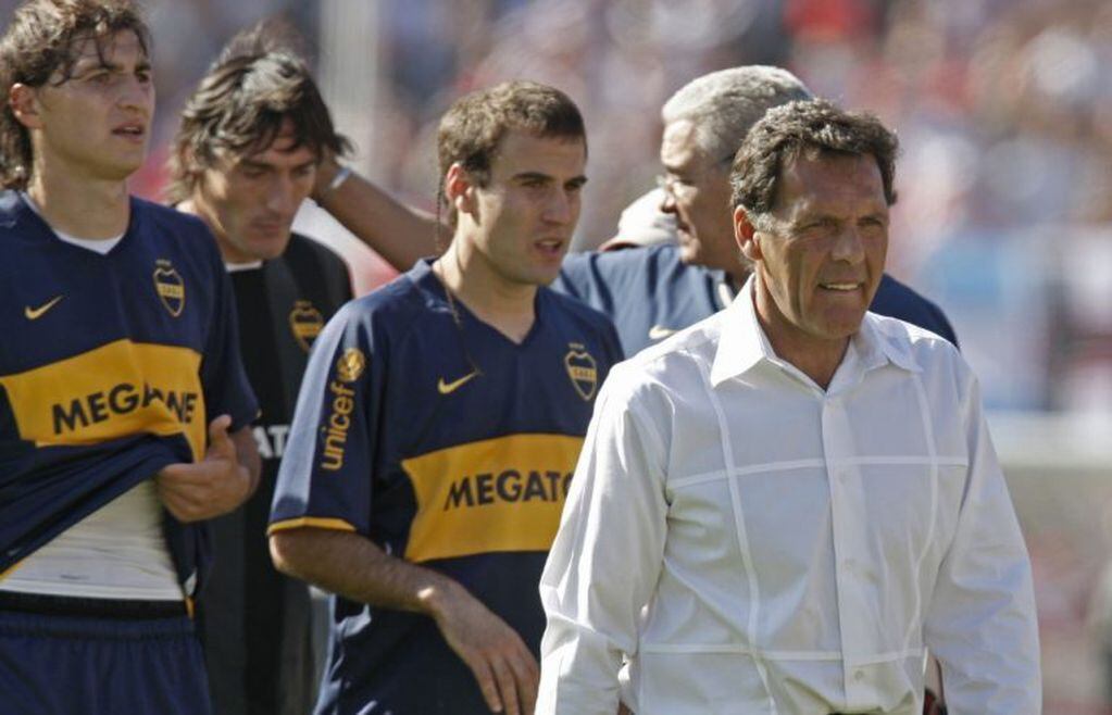 Miguel Ángel Russo en Boca, en 2007 (Foto: Alejandro Pagni/AFP)