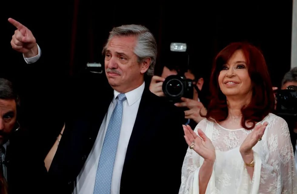 Alberto Fernandez y Cristina Kirchner. (AP)