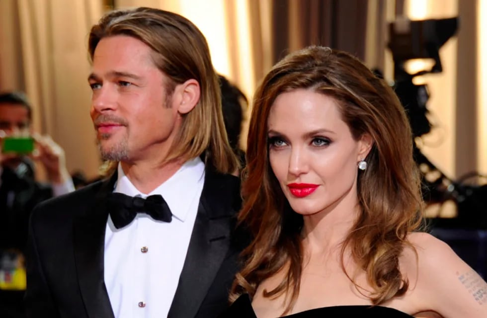 Angelina Jolie y Bard Pitt.