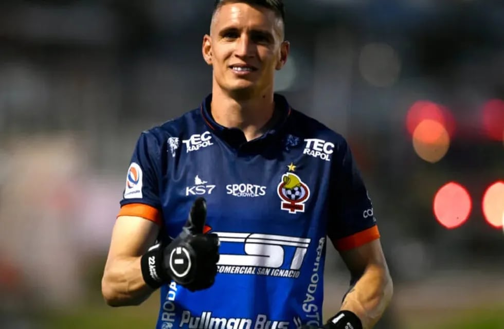 Leandro Requena, arquero cordobés del Cobresal y formado en Talleres. Y rival en Copa Libertadores (Prensa Cobresal).