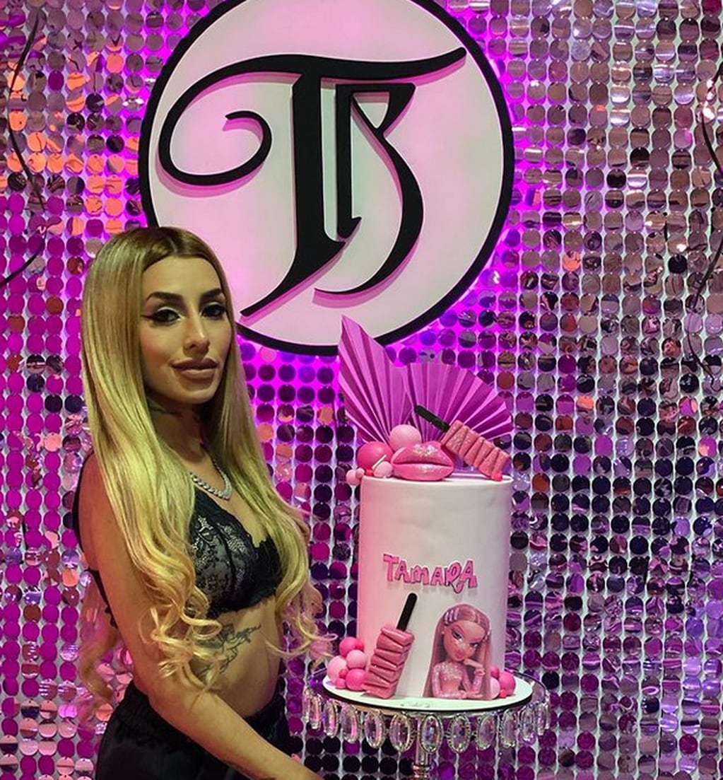 Tamara Báez en su cumpleaños.