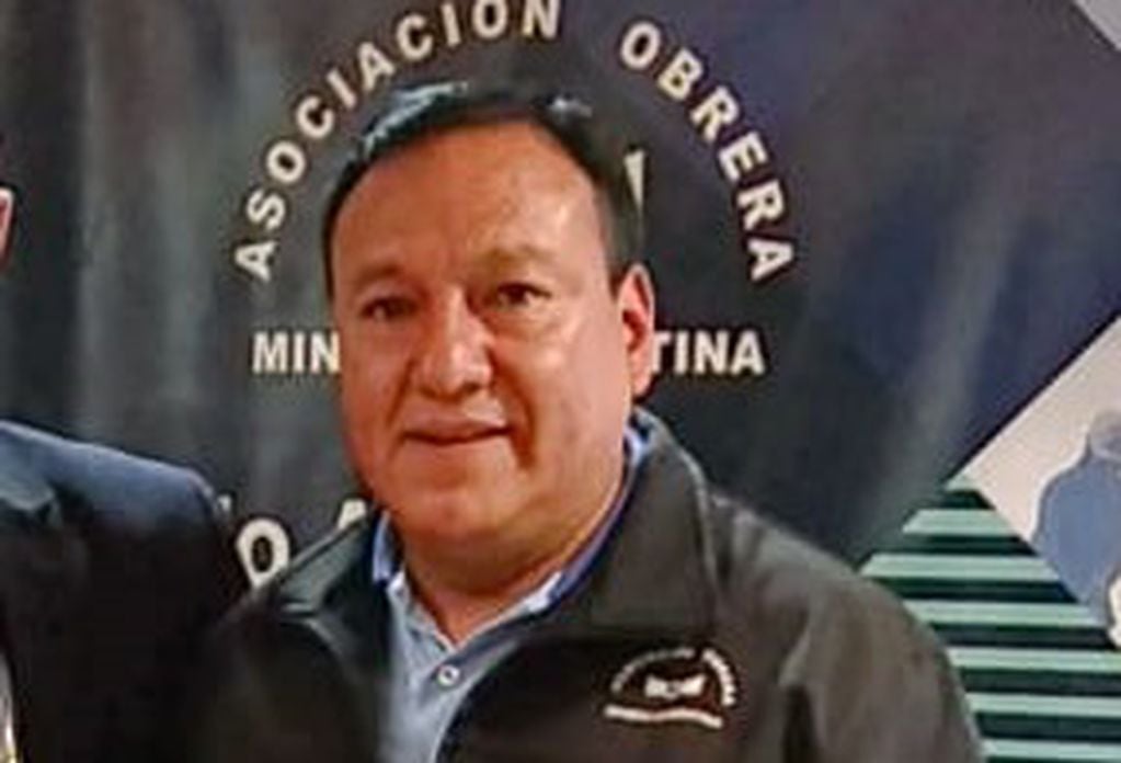 René Carlos Trejo, secretario  general de AOMA Seccional Mina Aguilar