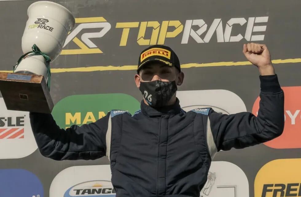 Nicolás Palau (Toyota) ganó su primera carrera en el Top Race Series, que se corrió en el autódromo de Buenos Aires y se lo dedicó a su abuelo (Luis Antonio Palau): “Fue una persona que me marco mucho".