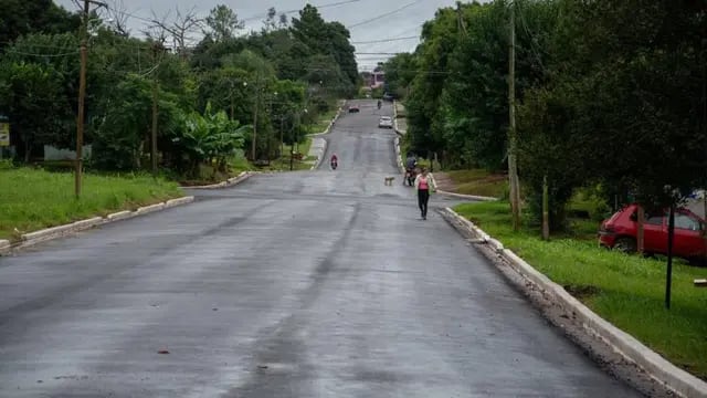 Vialidad Provincial finalizó 20 cuadras de asfaltado en San Javier