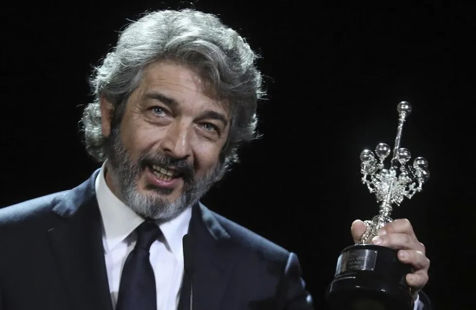 El actor argentino Ricardo Darín, tras recibir el Premio Donostia de la 65 Edición del Festival Internacional de Cine de San Sebastián. (EFE)