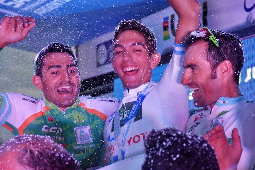 Gonzalo Najar, último ganador de la Vuelta a San Juan, quedó suspendido tras haber dado positivo al doping.