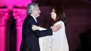 Juntos. Alberto y Cristina Fernandez. (La Voz / Archivo)