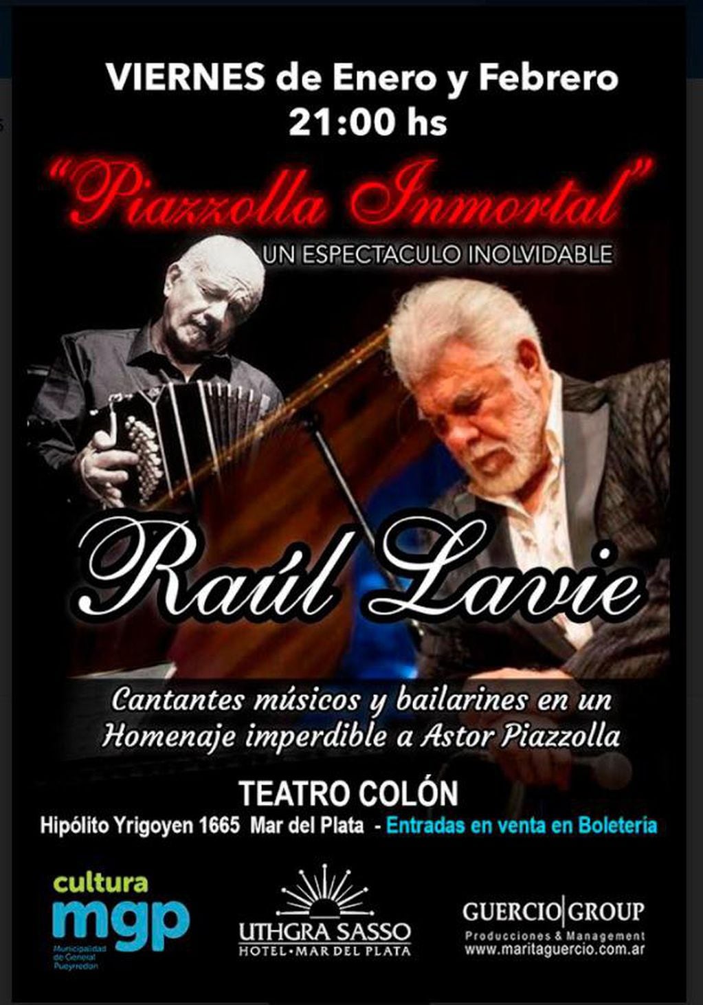 En el show, el reconocido cantante Raúl Lavié relata cómo fueron aquellos años en los que el músico marplatense era cuestionado en Argentina y ovacionado en el exterior.