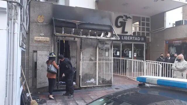 Incendio en la sede de Rosario Central