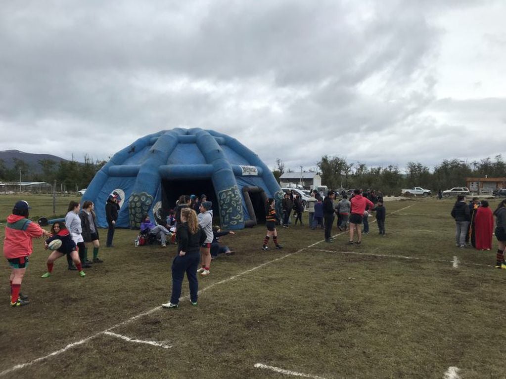 Torneo Rugby en Tolhuin, cancha el turbal Tierra del Fuego