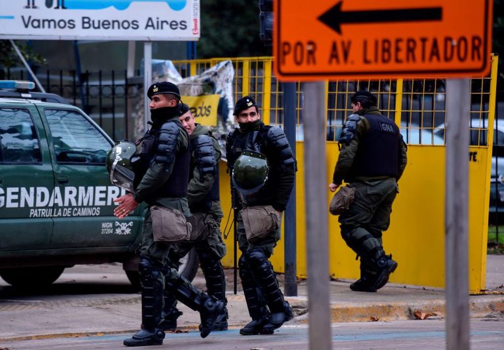 Operativo de seguridad por el G20. Foto: AFP.