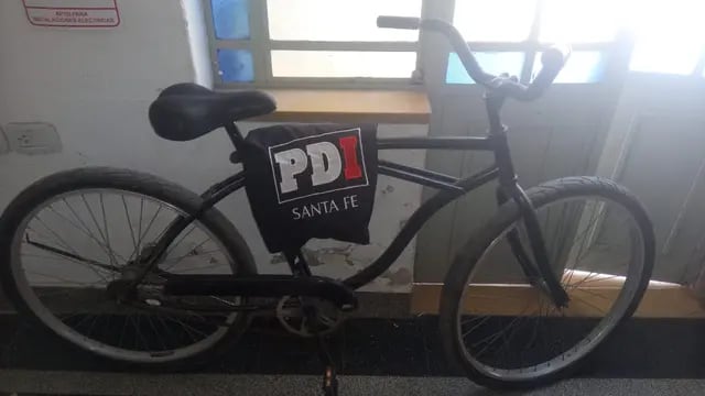 La bicicleta robada frente de Atlético y que recuperó la PDI