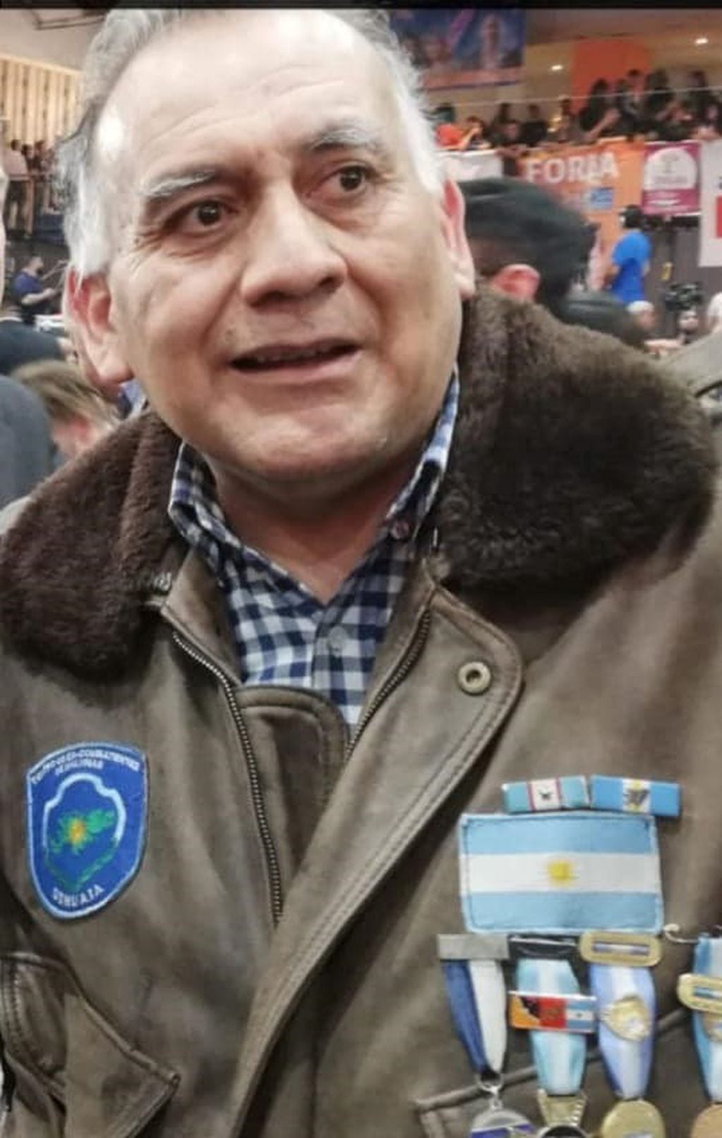 Conrado Zamora, Presidente del Centro de Excombatientes de Malvinas en Ushuaia.