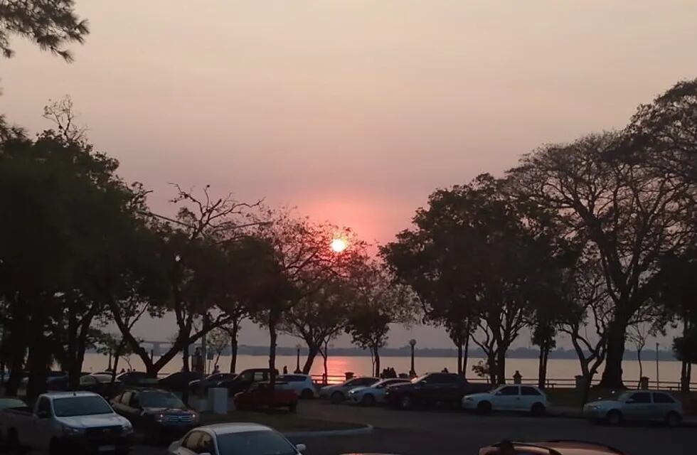 Lunes con mucho calor en Corrientes.