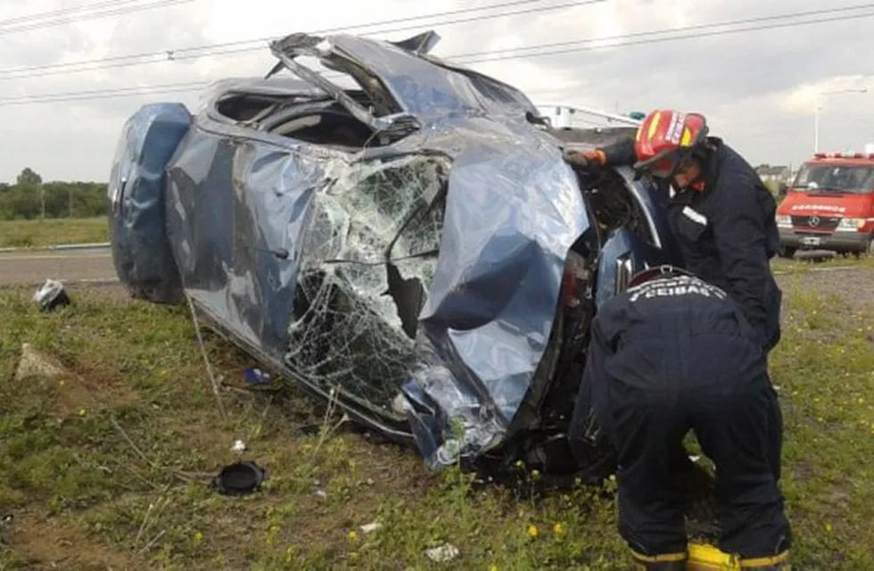 Los hinchas de Sarmiento estaban volviendo a Junín cuando sufrieron el accidente. Imagen Ilustrativa.