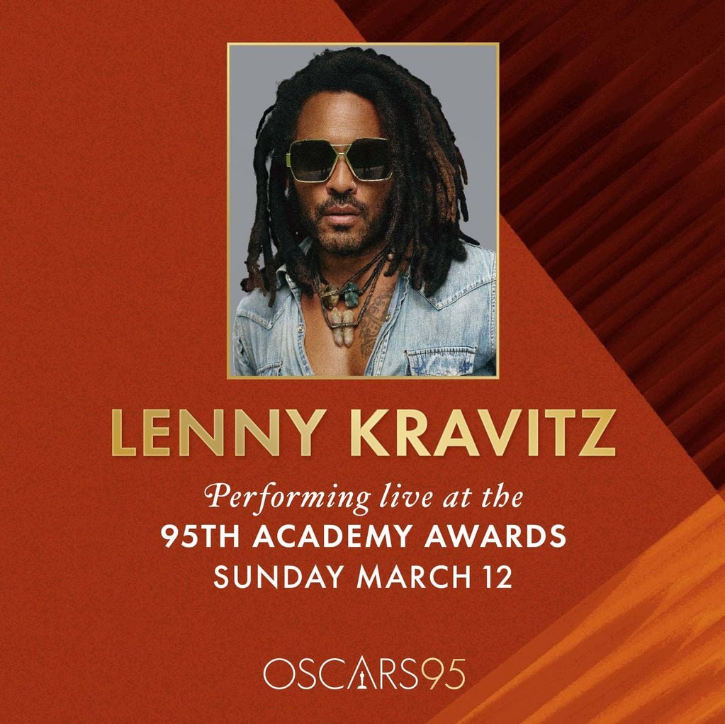 Lenny Kravitz se suma a Rihanna y cantará durante la ceremonia de los Premios Oscar 2023