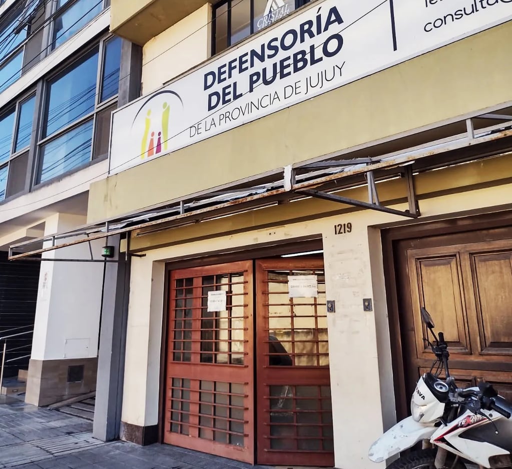 Oficina central de la Defensoría del Pueblo de Jujuy, en calle Arenales 1.219 de la capital jujeña.