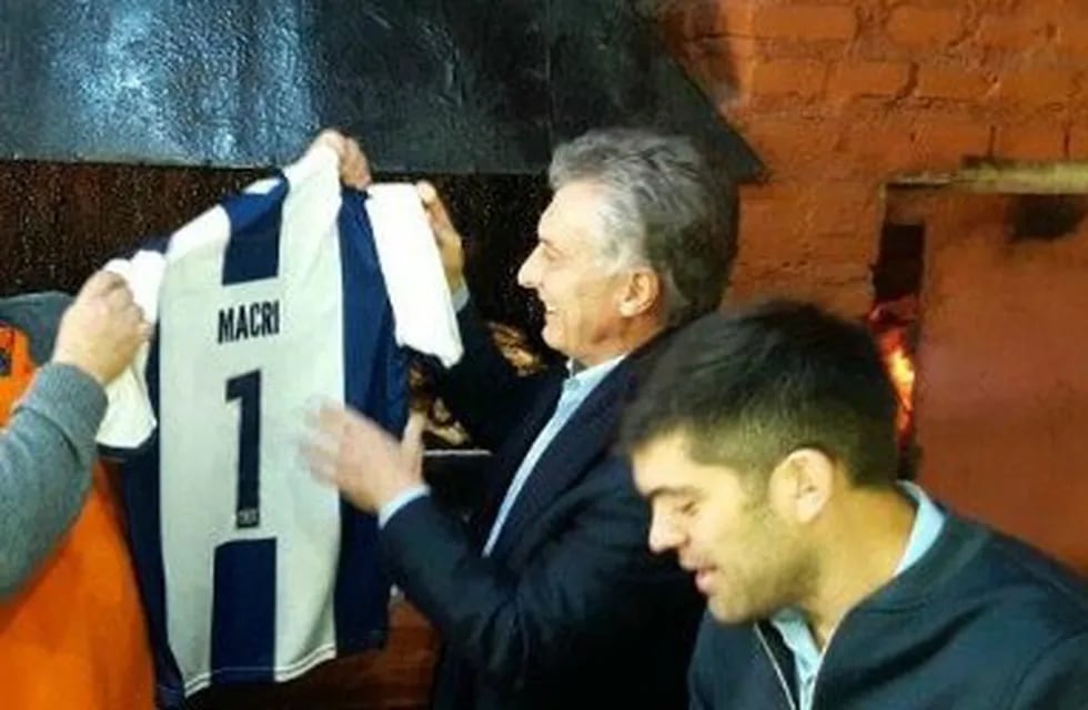 Mauricio Macri recibió el saludo del club Talleres para su cumpleaños.