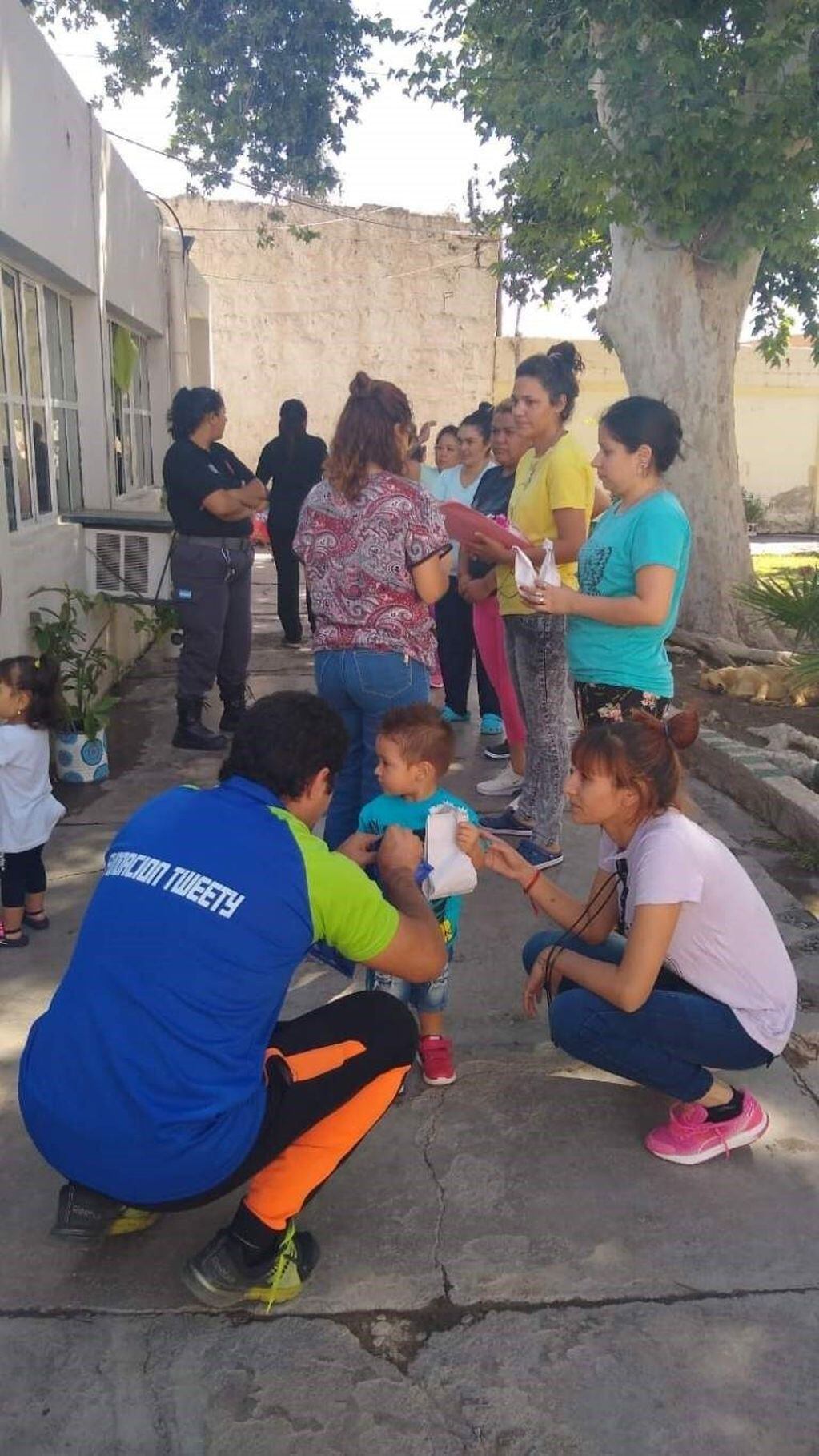 La Fundación Tweety festejó la Navidad con los niños del Penal sanjuanino.