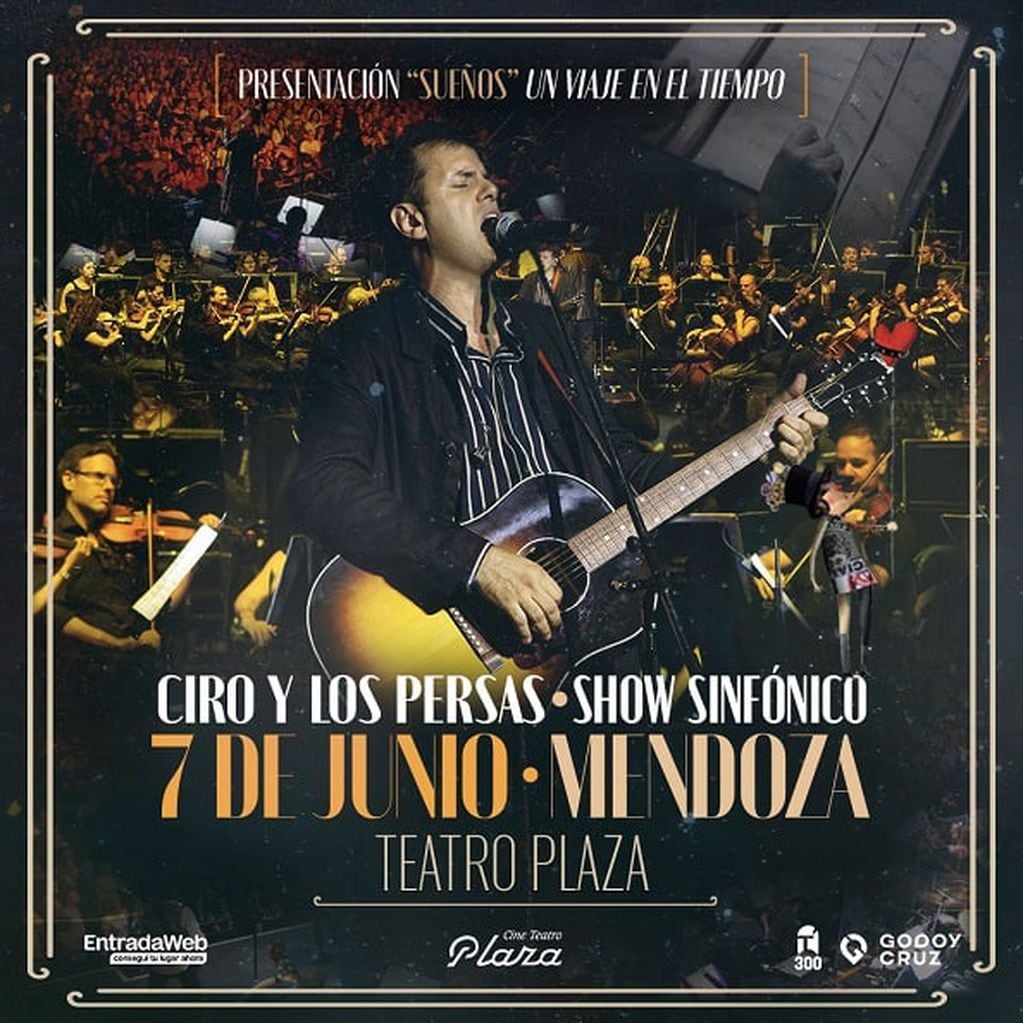 Ciro y Los Persas llegan a Mendoza en un formato sinfónico: cuándo, dónde y cómo sacar las entradas