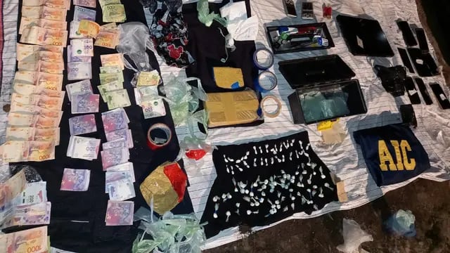 Secuestraron más de un kilo de cocaína en Funes