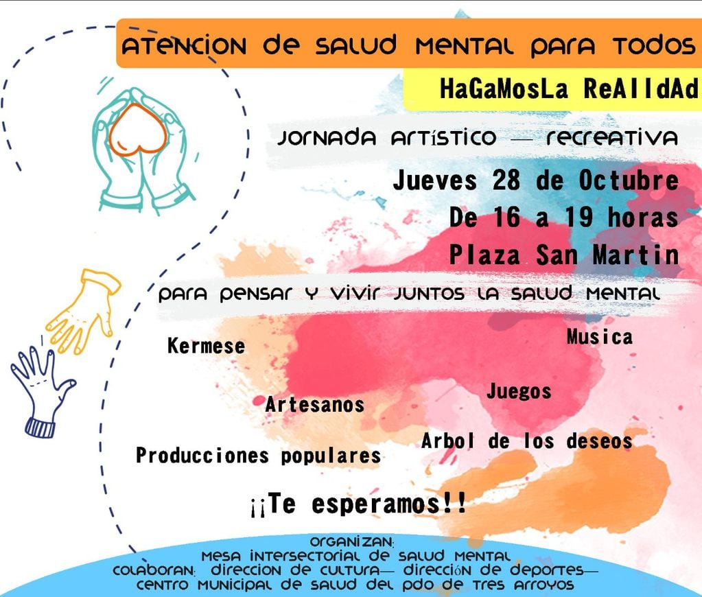 Salud mental para todos
: Jornada Lúdico recreativa en la Plaza San Martin