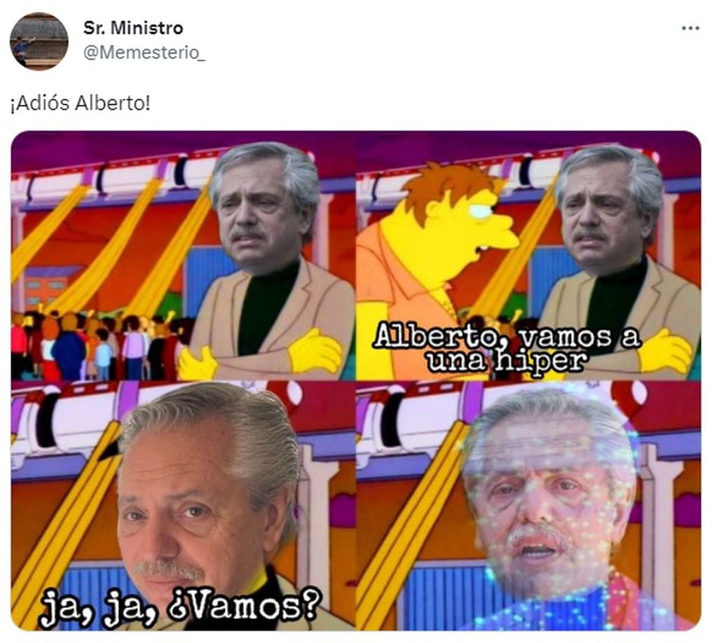 Los memes de la decisión de Alberto Fernández