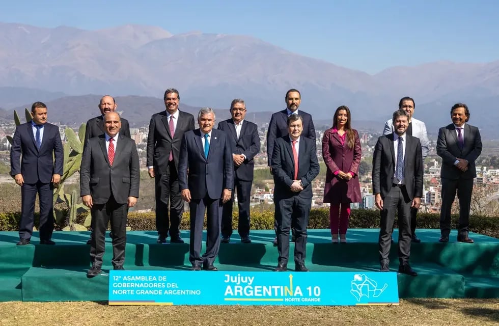 Gobernadores y vicegobernadores del Norte Grande se reunieron en Jujuy este martes 23 de agosto.