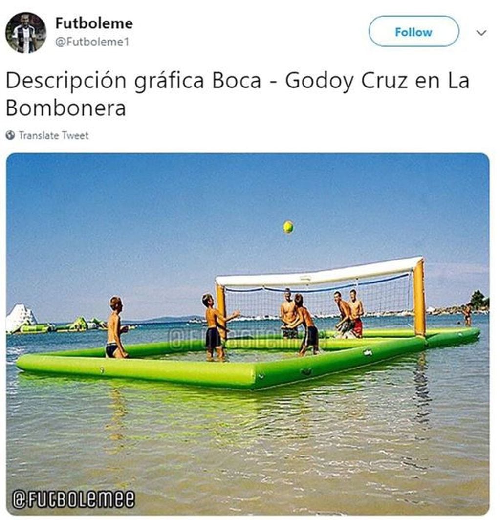 Los memes por la demora de Boca-Godoy Cruz (Foto: Twitter)