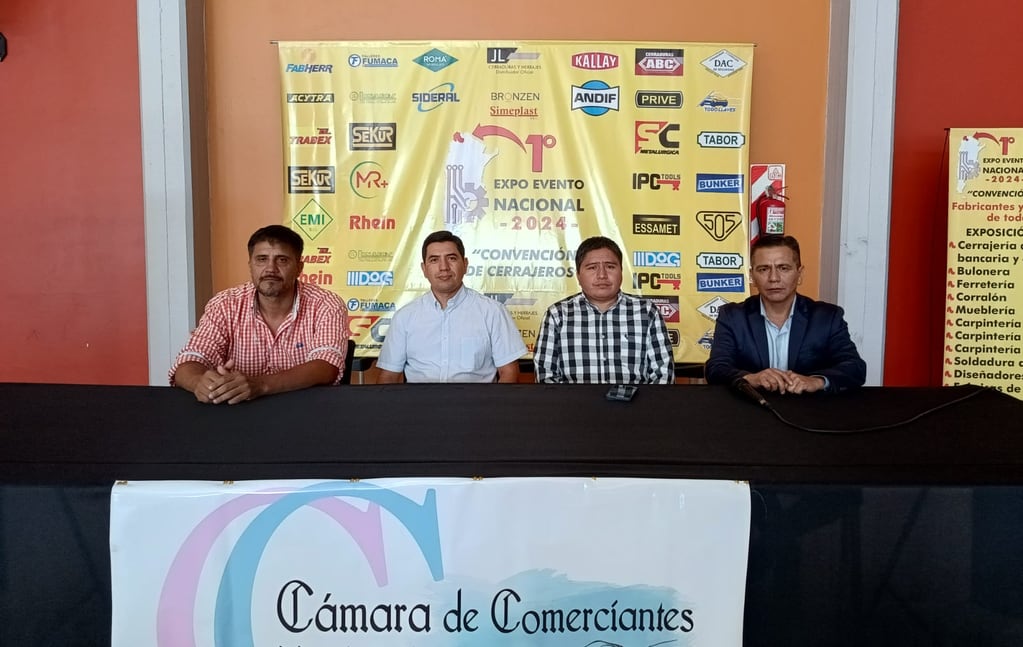 Autoridades y referentes del sector comercial de Perico anunciaron que Jujuy será sede de la primera "Expo nacional - Convención de cerrajeros y afines", del 25 al 28 de este mes.