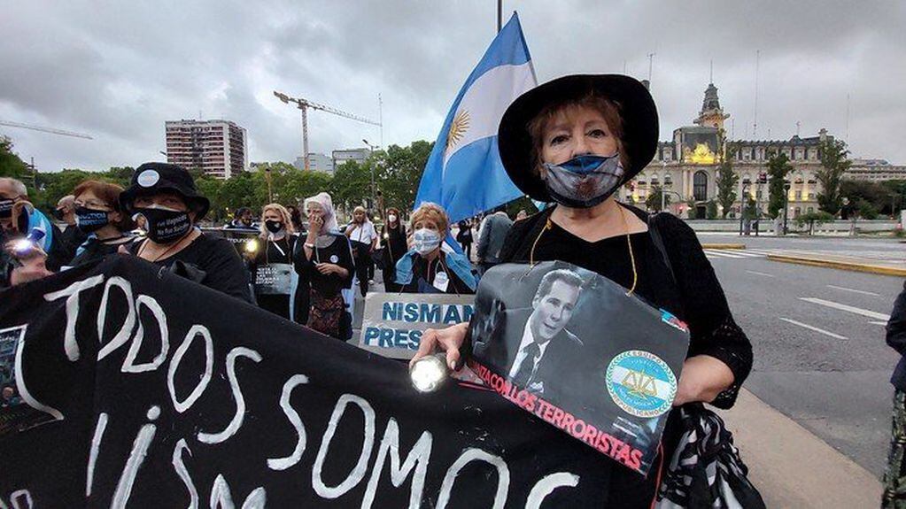 Se realizó una marcha para pedir justicia a siete años de la muerte de Nisman