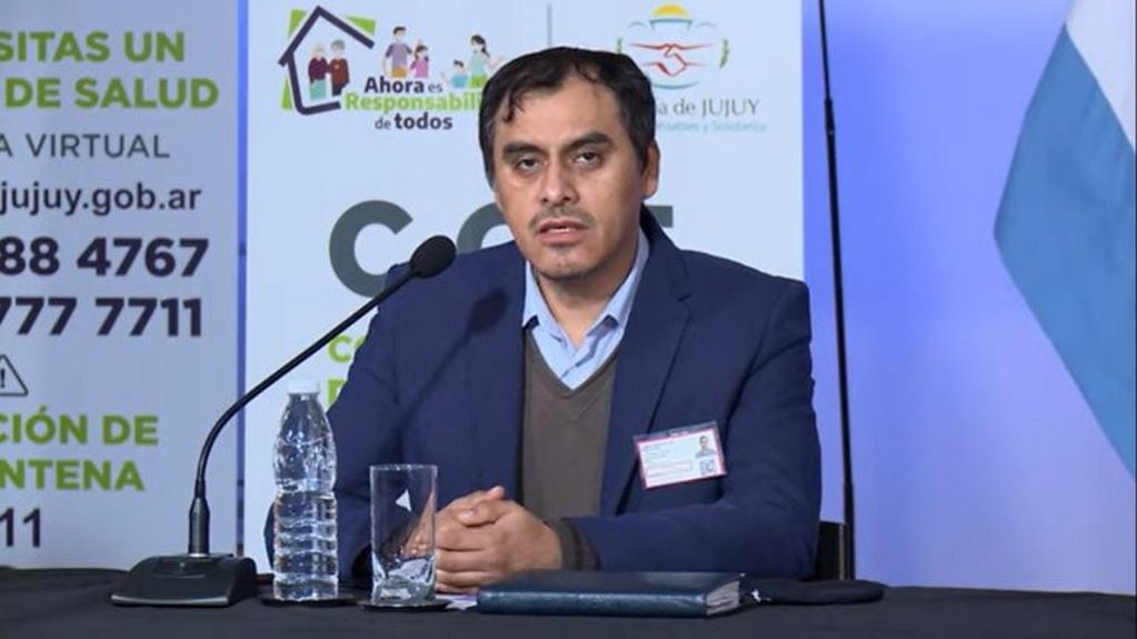 Dr. Omar Gutiérrez, coordinador del COE Jujuy