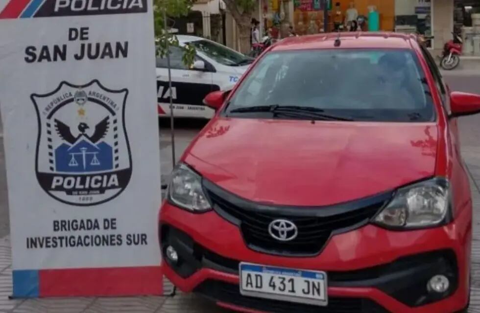 El sanjuanino recuperó el auto que le habían robado el mismo día de la compra, en Mendoza.
