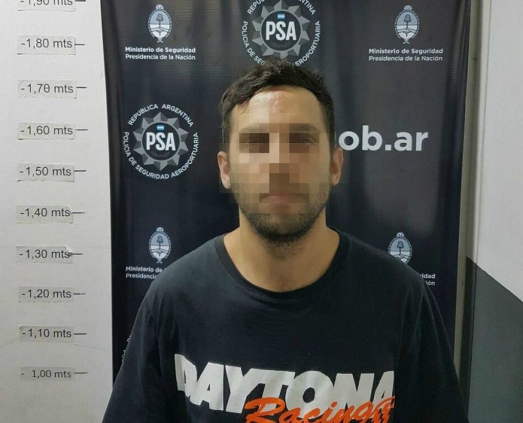 Actis Caporale fue capturado por la Policía de Seguridad Aeroportuaria (PSA) a fines de 2016.