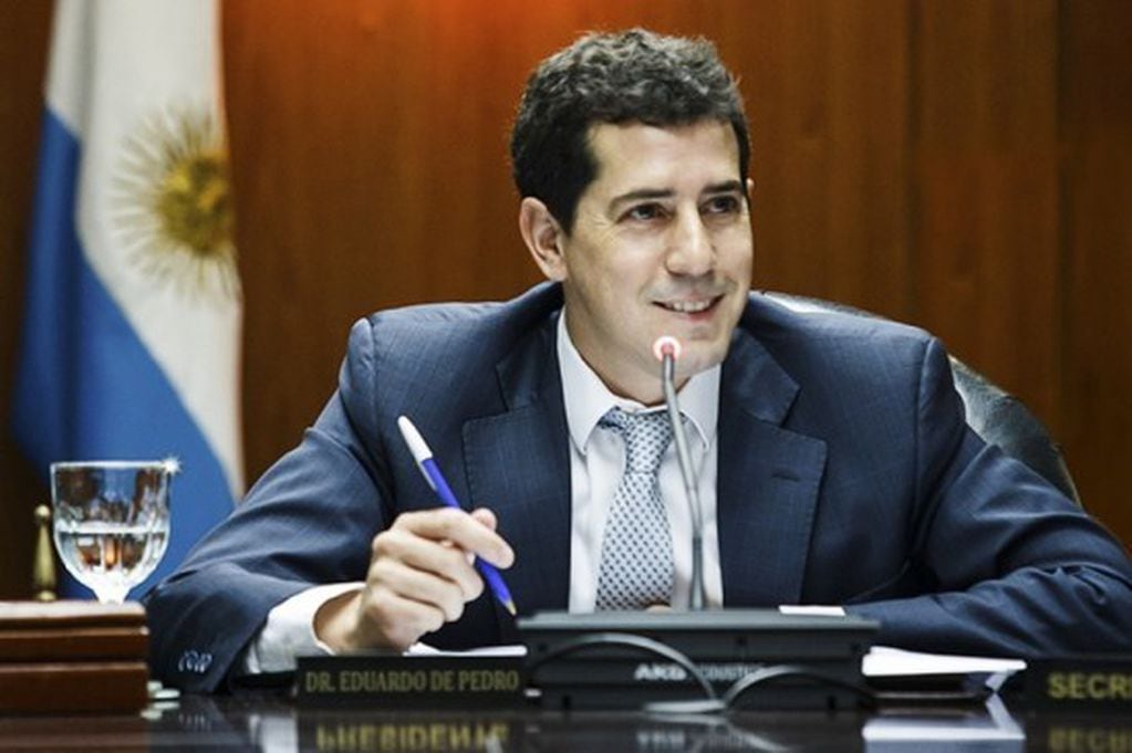 Eduardo "Wado" de Pedro, Ministro del Interior.