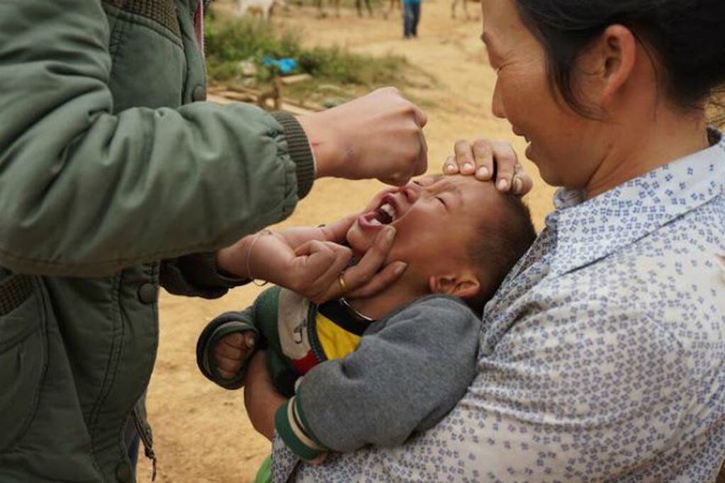 Día Mundial de lucha contra la polio.
Crédito: Rotary Gualeguaychú Oeste