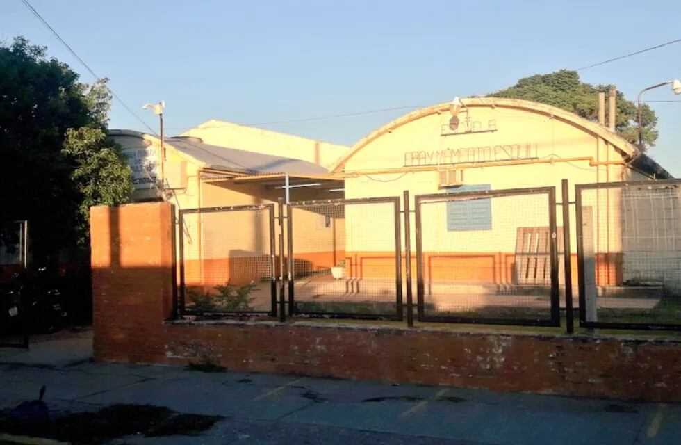 La escuela Fray Mamerto Esquiú de barrio Yofre Norte (Gentileza Javier Sassi).