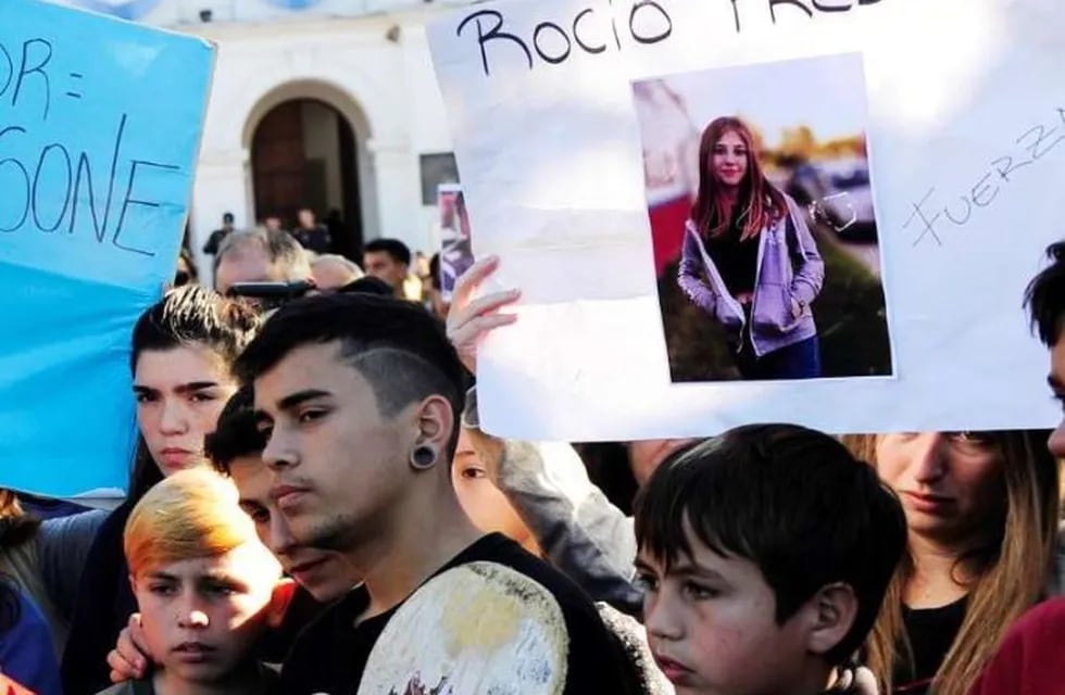 Pedido de Justicia para Rocío Guagliarello, la niña de 13 años que sobrevivió a la parsecución fatal en San Miguel del Monte. (Twitter)