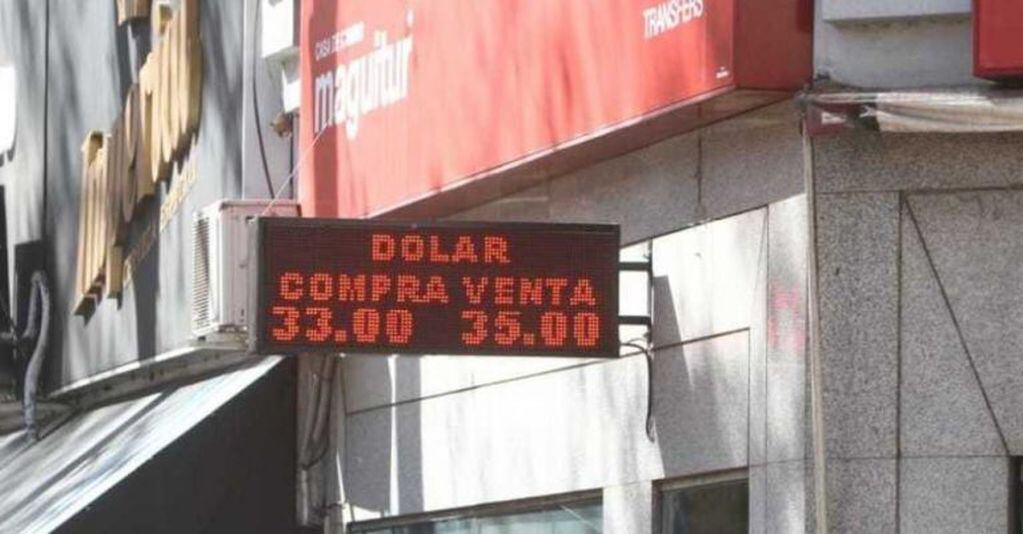 Cotización del dólar en Mendoza.