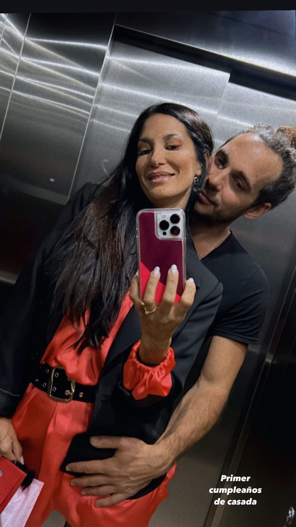 Silvina Escudero festejó su cumpleaños con su marido